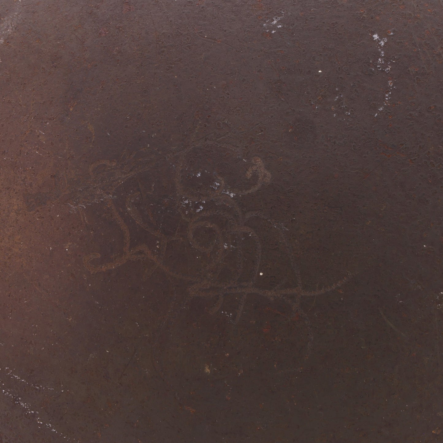 WWII USN McCord Fixed Loop M-1 Helmet Shell with 9th Naval Construction Battalion "Seabees" Painted Insignia (1943)