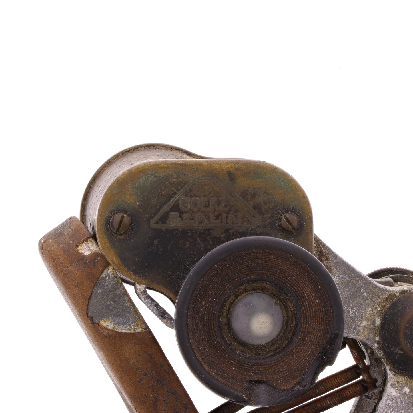 WWI Imperial German Army 6x Heli-Triëder Binoculars by C.P. Goerz with Lens Cover Named to "Pasch"