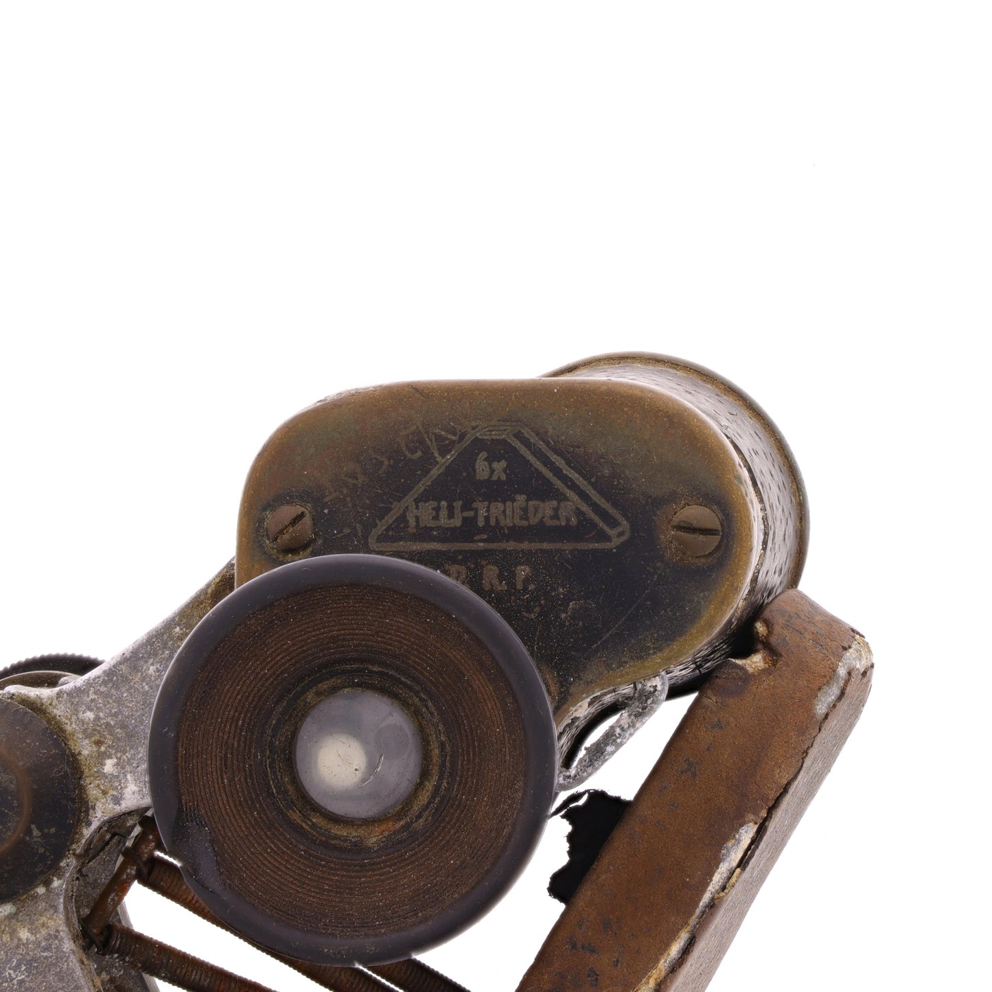 WWI Imperial German Army 6x Heli-Triëder Binoculars by C.P. Goerz with Lens Cover Named to "Pasch"
