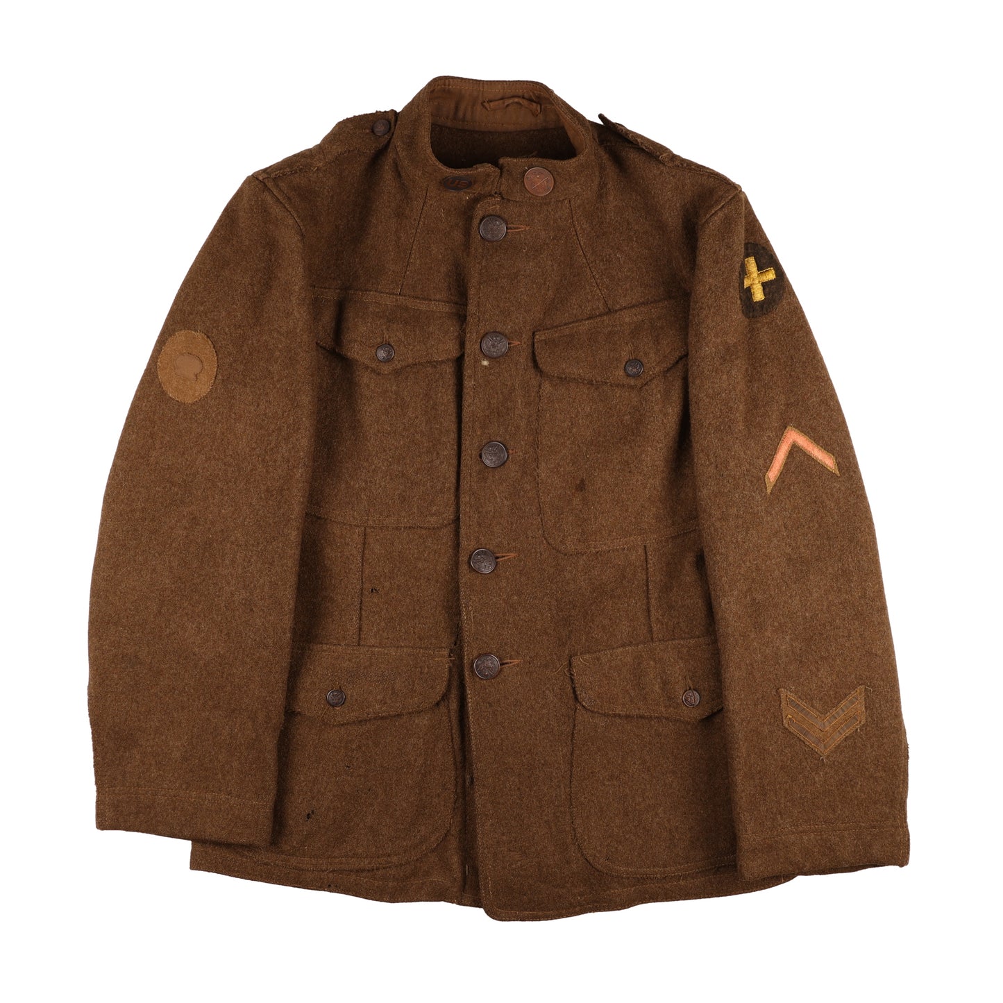 WWI U.S. Army 33rd Infantry Division Cook's M1917 Service Tunic & Breeches by Siegel Bros. & Goodman