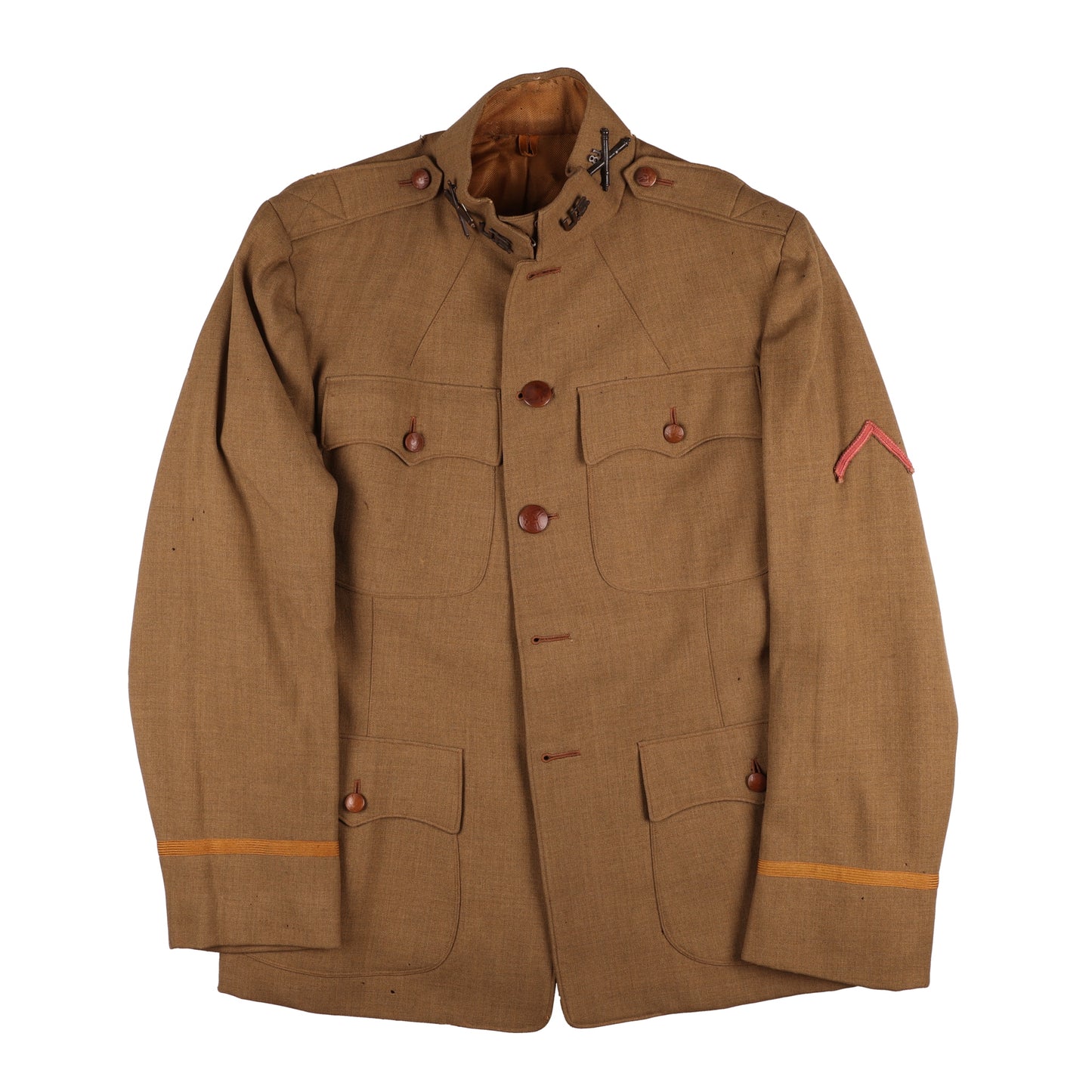 WWI U.S. Army 81st Field Artillery Battalion Officer's Private Purchase M1917 Service Tunic & Breeches