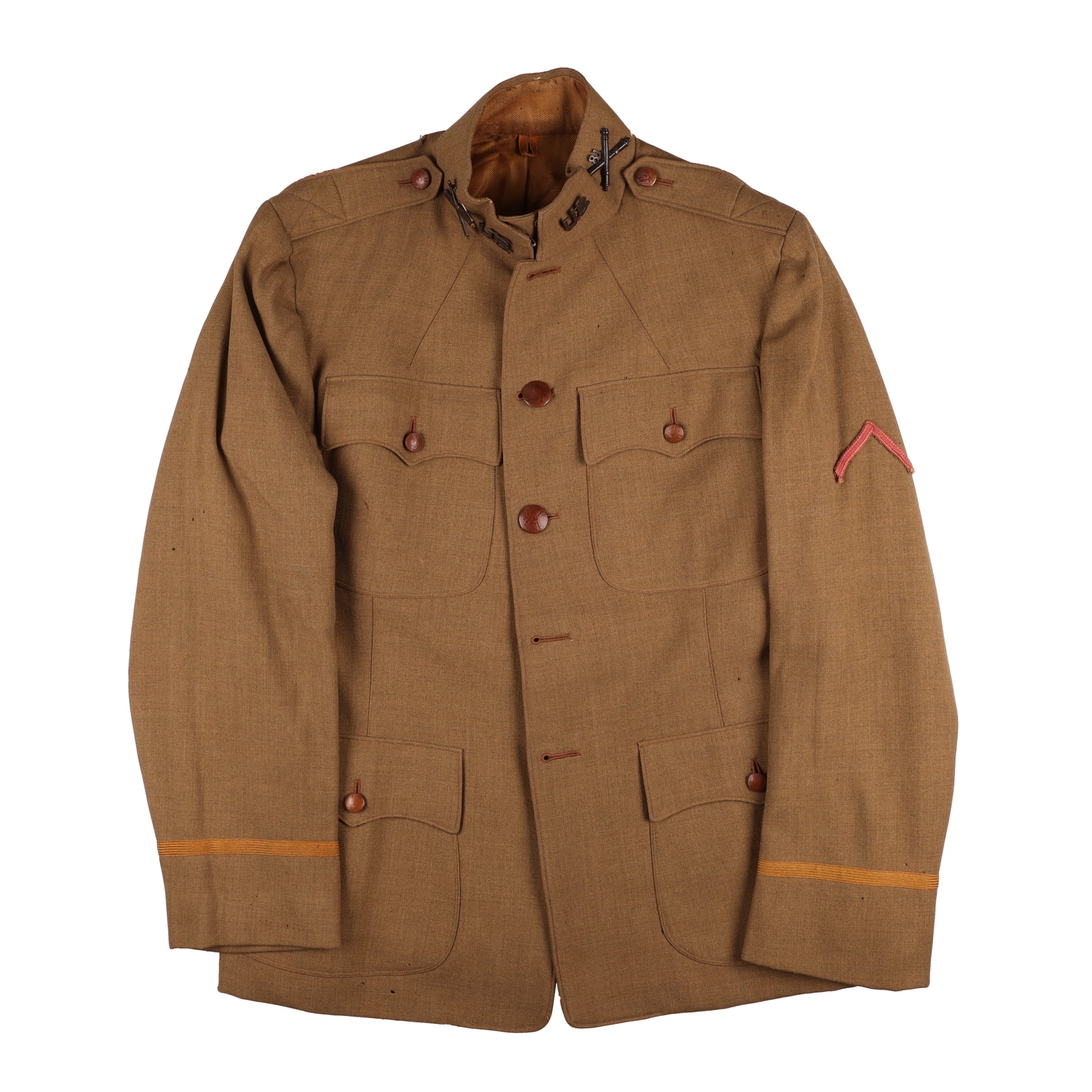 WWI U.S. Army 81st Field Artillery Battalion Officer's Private Purchase M1917 Service Tunic & Breeches