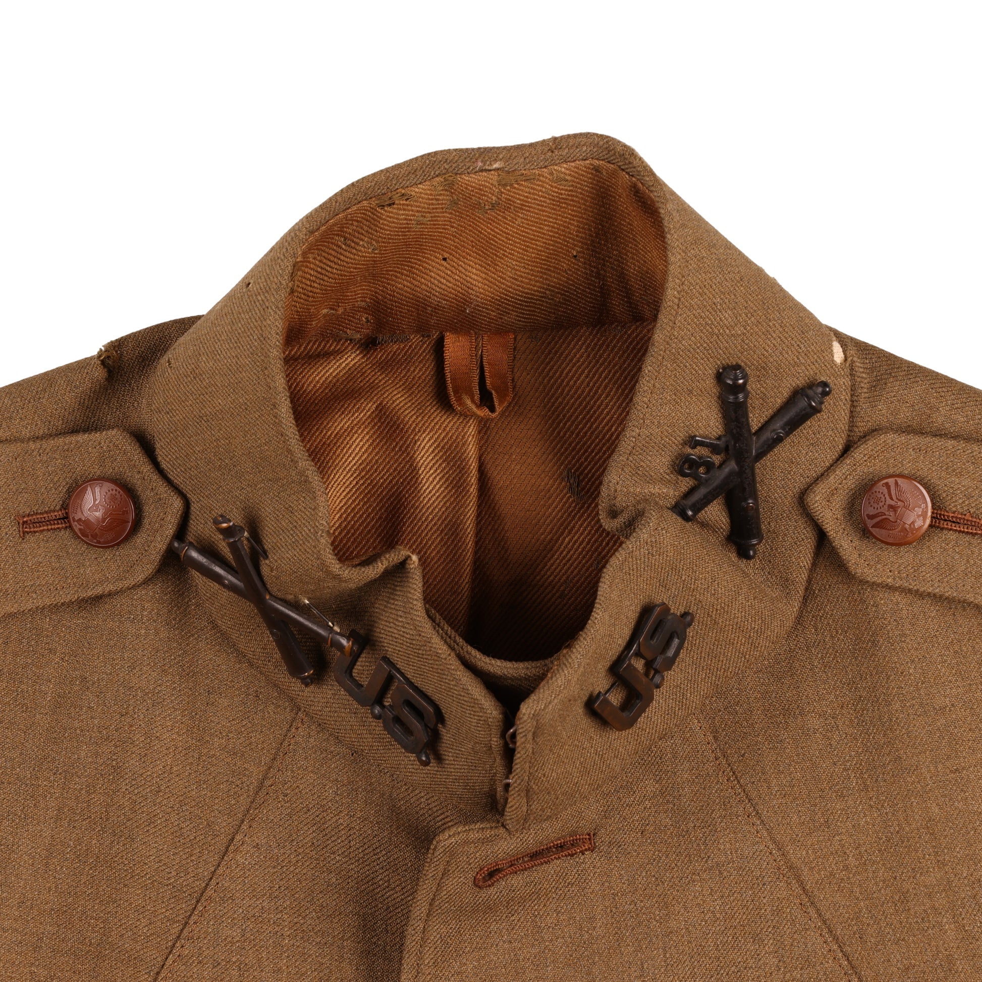 WWI U.S. Army 81st Field Artillery Battalion Officer's Private Purchase M1917 Service Tunic & Breeches