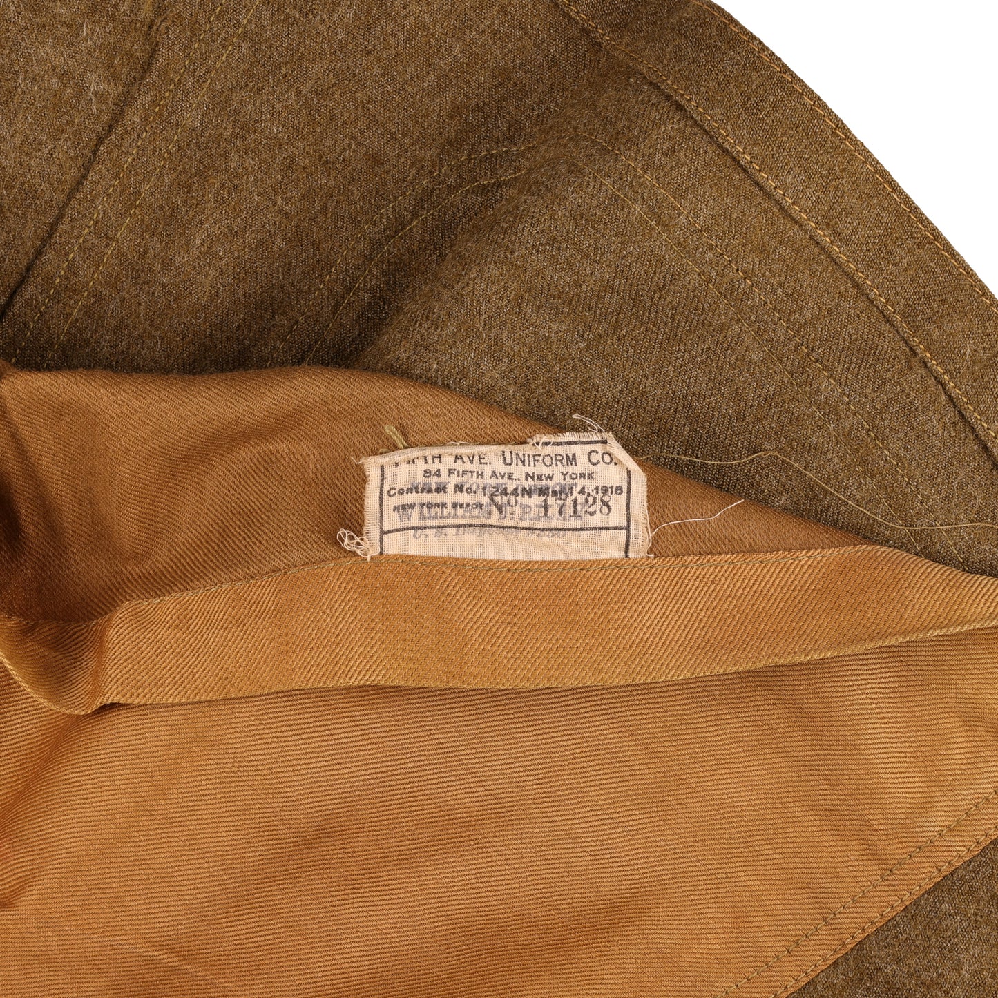 WWI U.S. Army Corps of Engineers M1917 Service Tunic & Breeches by Fifth Ave. Uniform Co. & Kalamazoo Pant Co.
