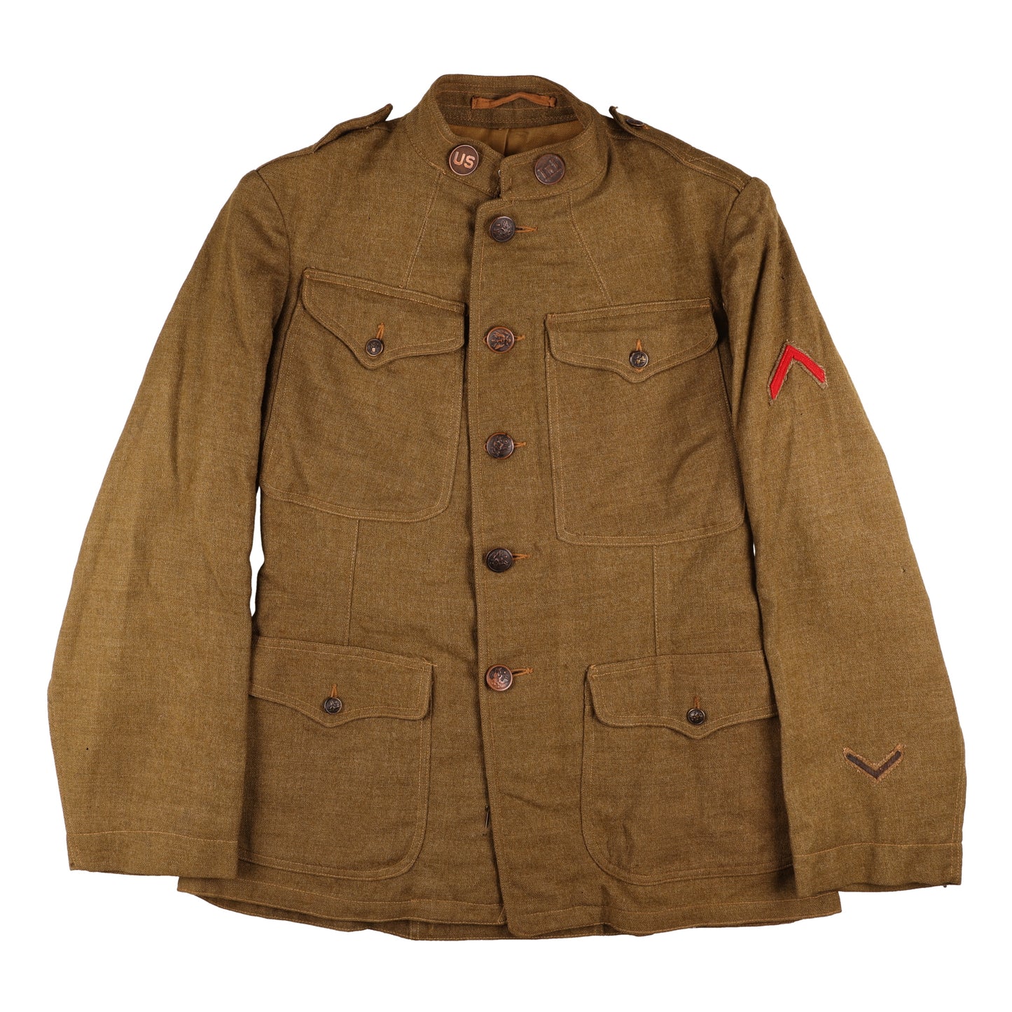 WWI U.S. Army Corps of Engineers M1917 Service Tunic & Breeches by Fifth Ave. Uniform Co. & Kalamazoo Pant Co.