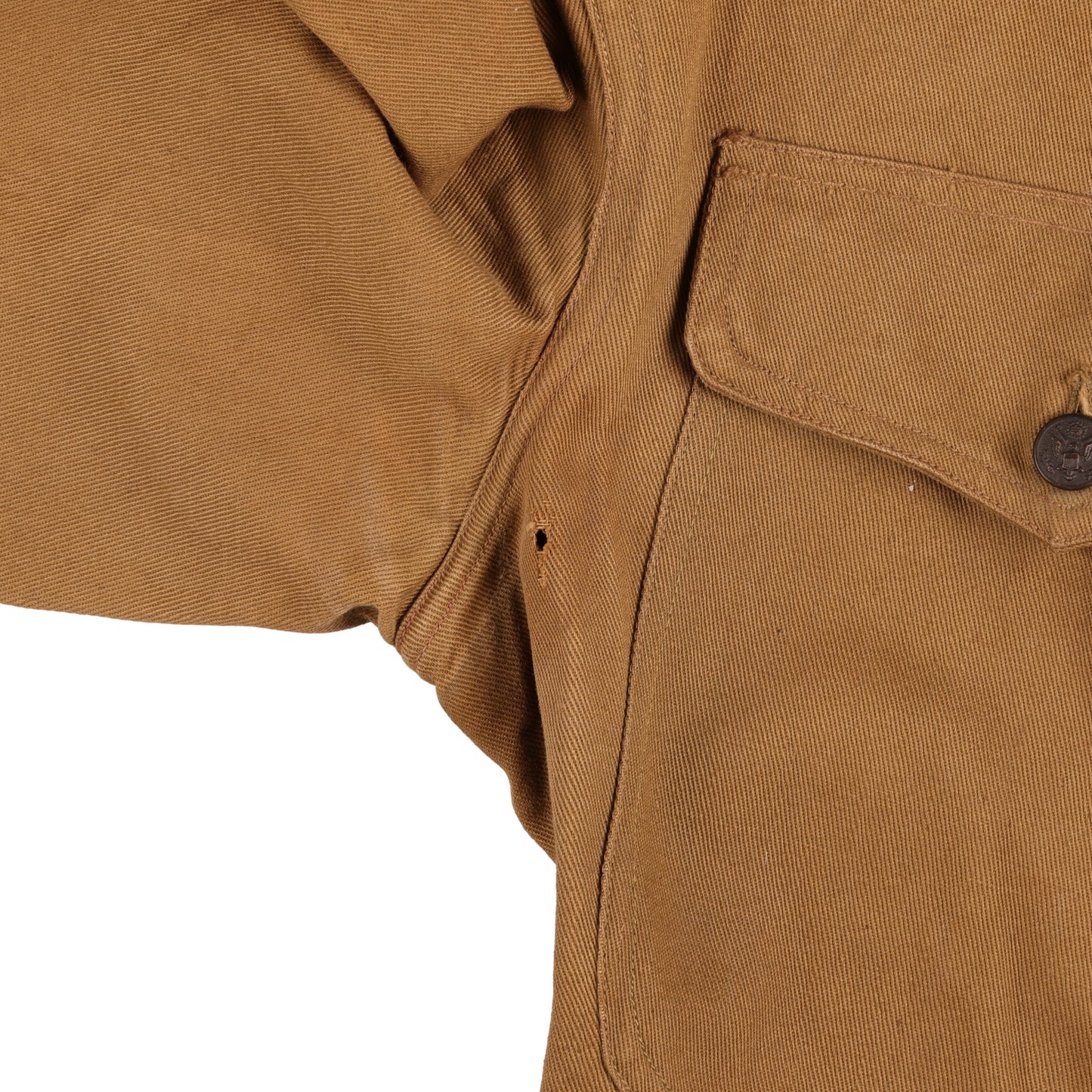 WWI U.S. Army Signal Corps Cotton M1912 Service Tunic & Breeches by Phila. Quartermaster Corps. Named to "A. McCoy"
