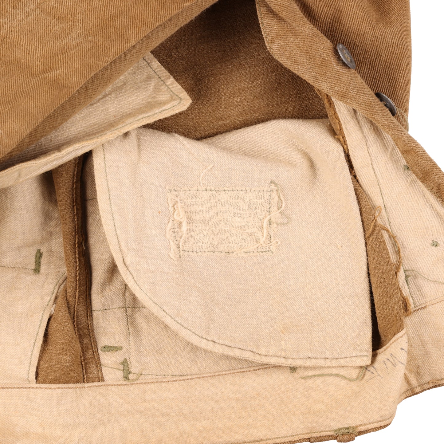 WWI U.S. Army Signal Corps Cotton M1912 Service Tunic & Breeches by Phila. Quartermaster Corps. Named to "A. McCoy"