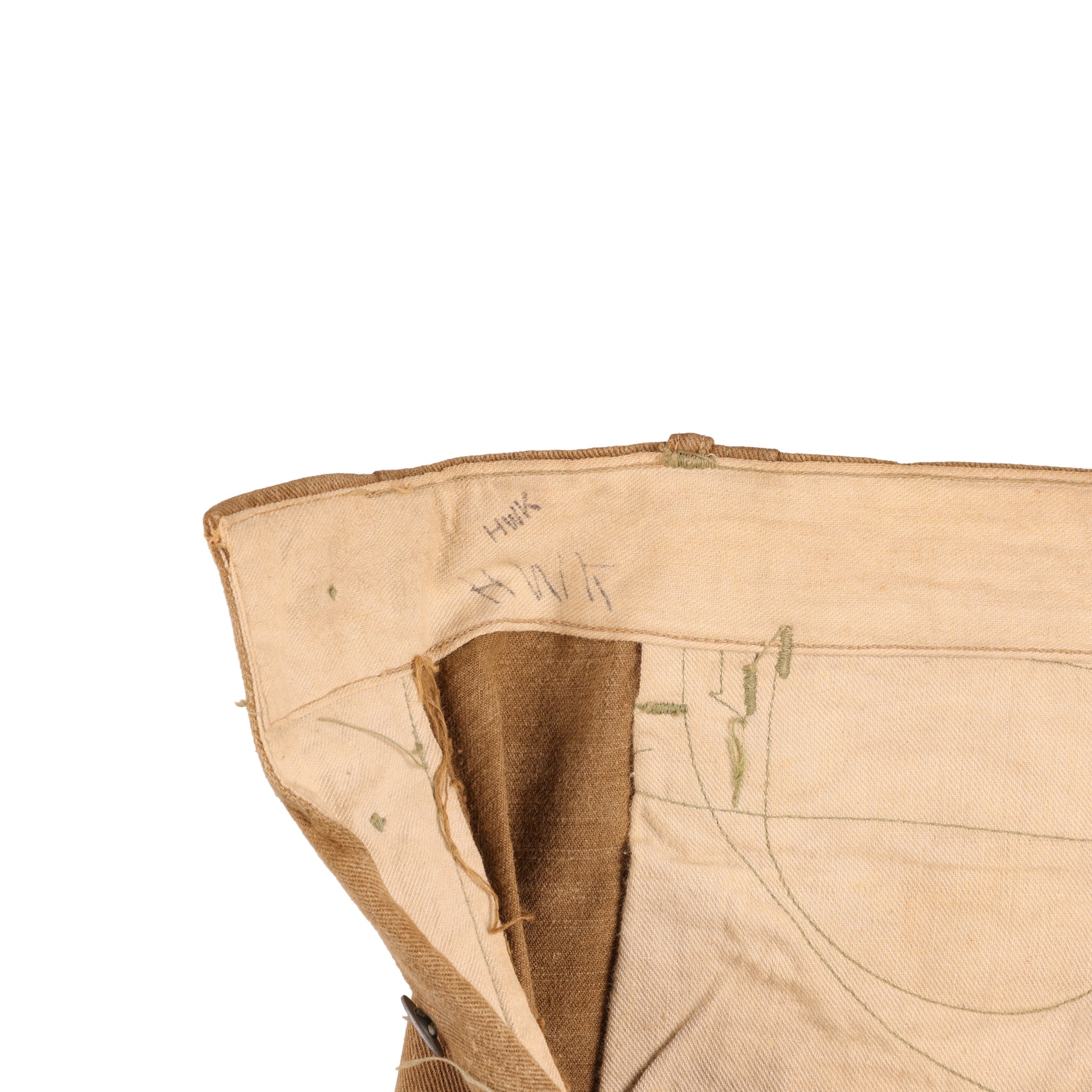 WWI U.S. Army Signal Corps Cotton M1912 Service Tunic & Breeches by Phila. Quartermaster Corps. Named to "A. McCoy"