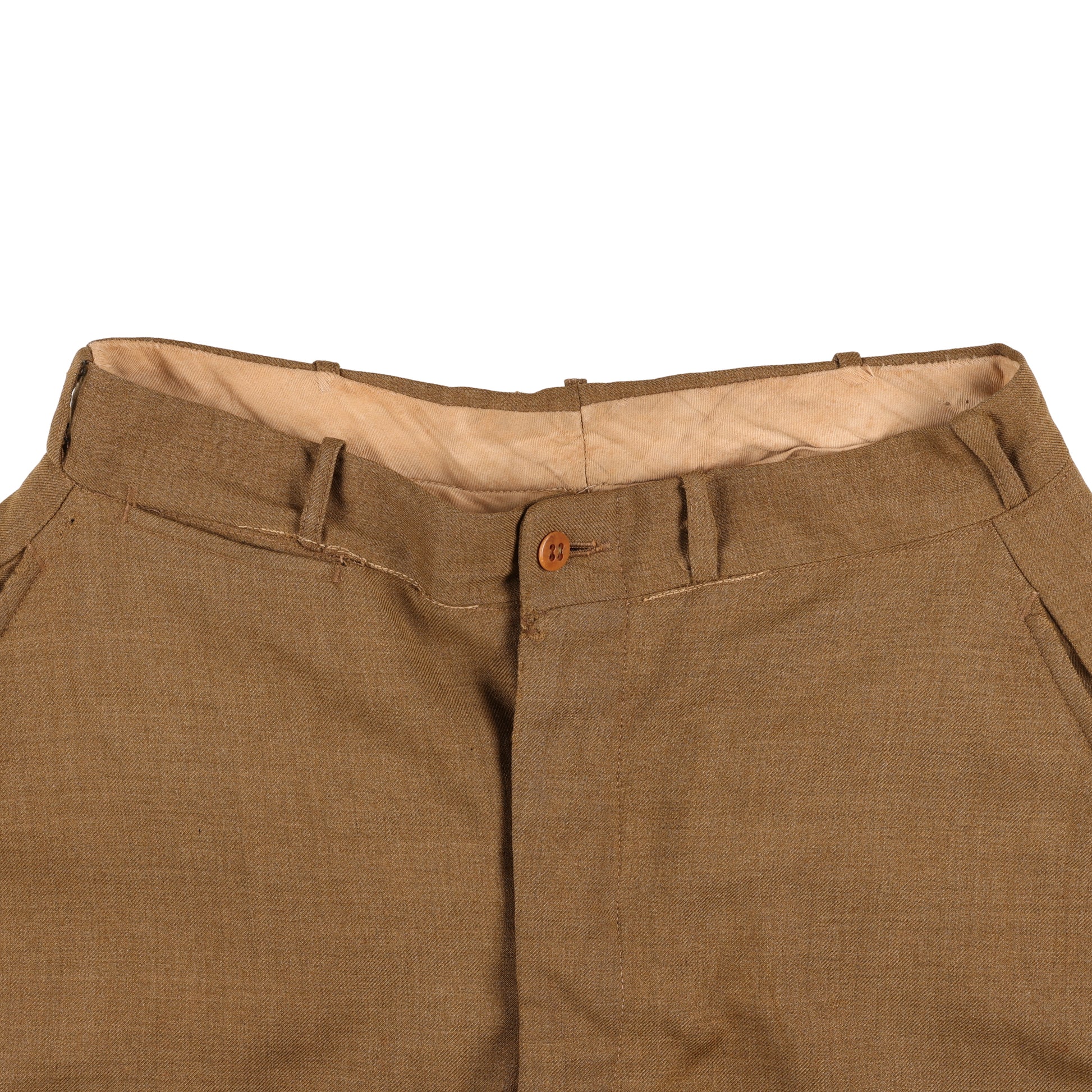 WWI U.S. Army Wool M1917 Service Breeches Named to "Crewe"