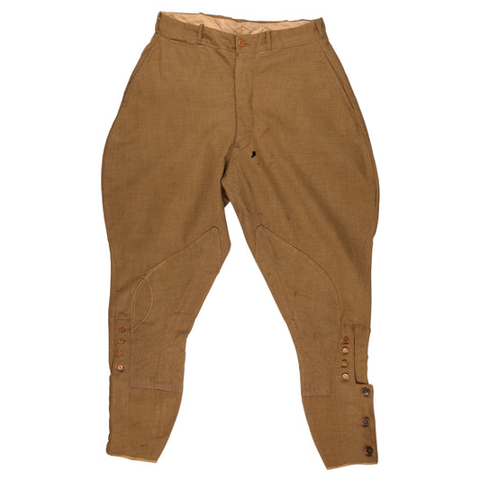 WWI U.S. Army Wool M1917 Service Breeches Named to "Crewe"