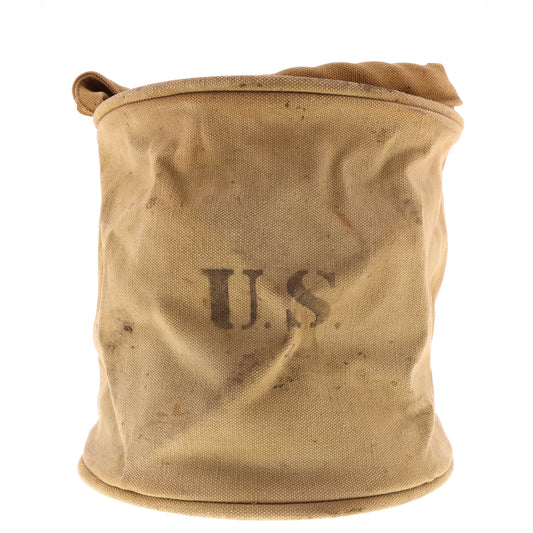 WWI U.S. Collapsible Canvas Water Bucket by The Hettrick Mfg. Co. (1918)
