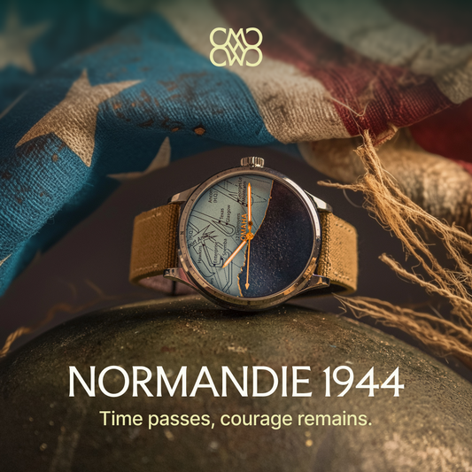 The ‘D-Day watches’ made from WWII helmets — and beach sand from Normandy