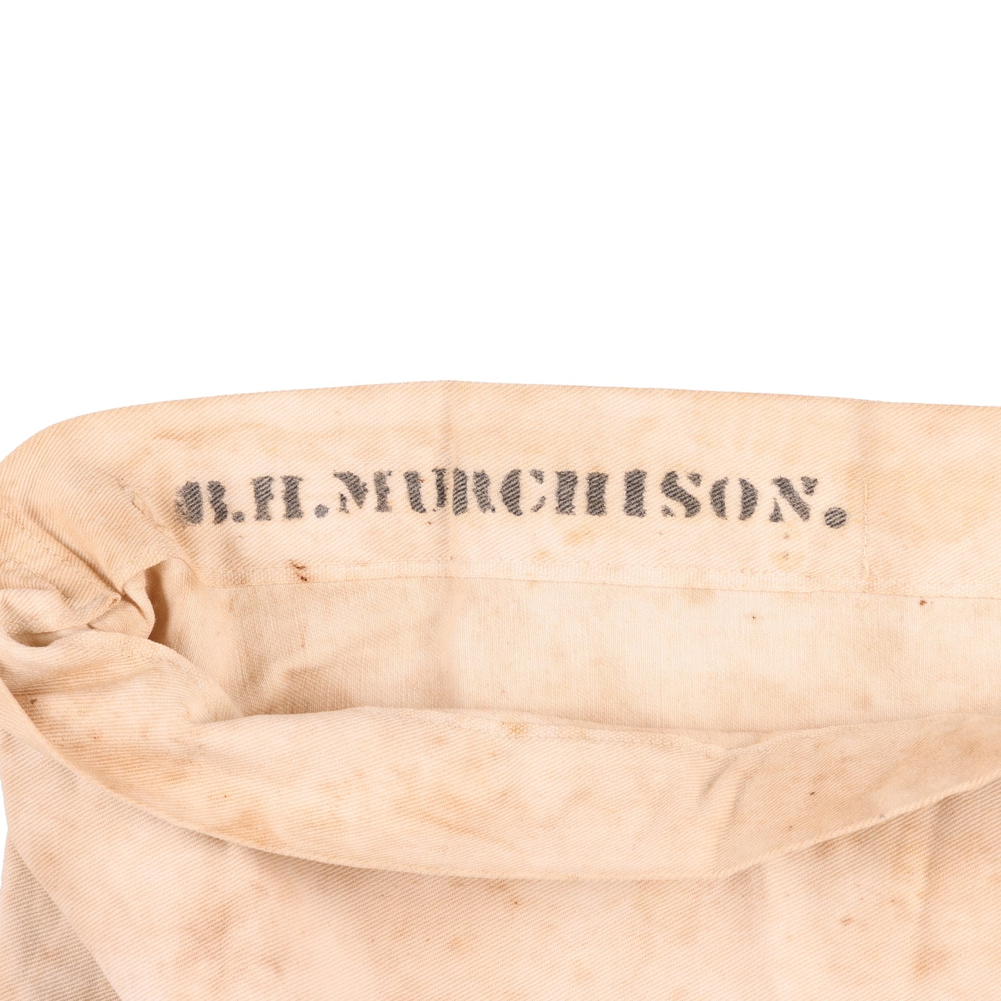 WWI USN Enlisted Man's Service Dress Blue & White Uniforms with Barracks Bag Identified to Y1c Bonnie H. Murchison