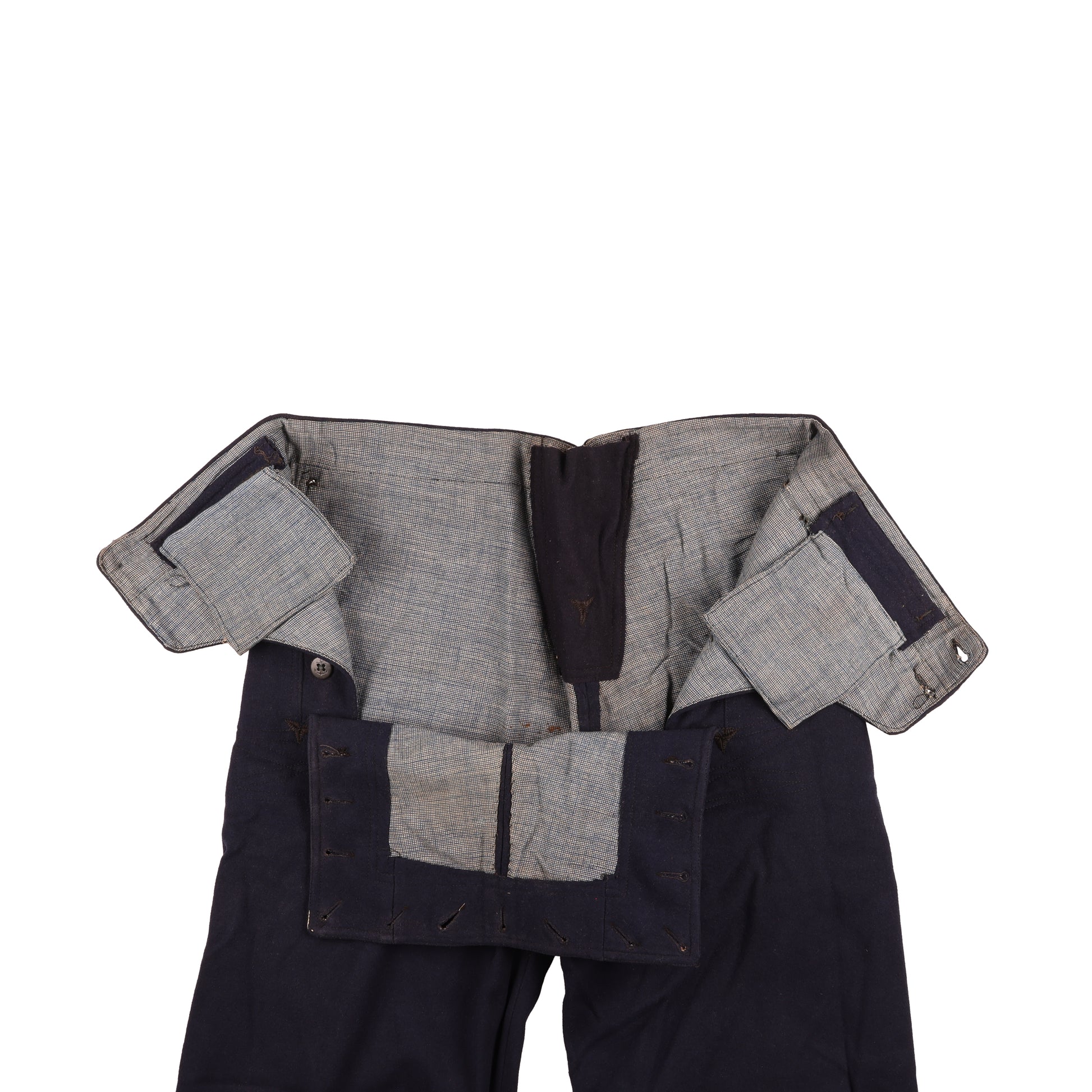 WWI USN Enlisted Man's Service Dress Blue & White Uniforms with Barracks Bag Identified to Y1c Bonnie H. Murchison