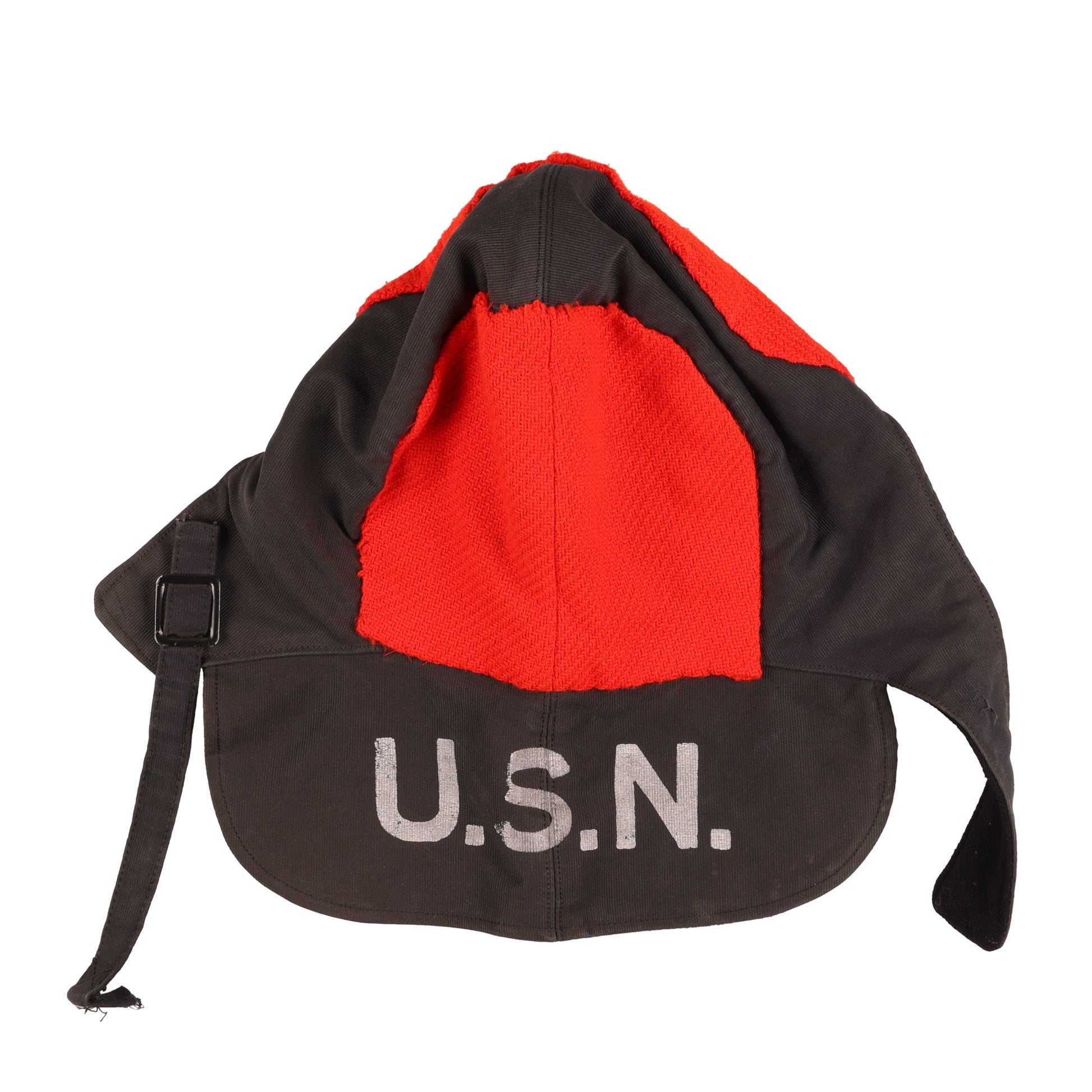 WWII USN Deck Hook Jacket & Foul Weather Deck Cap Identified to Arne A. Hautala Size 36 & 7 (1943)