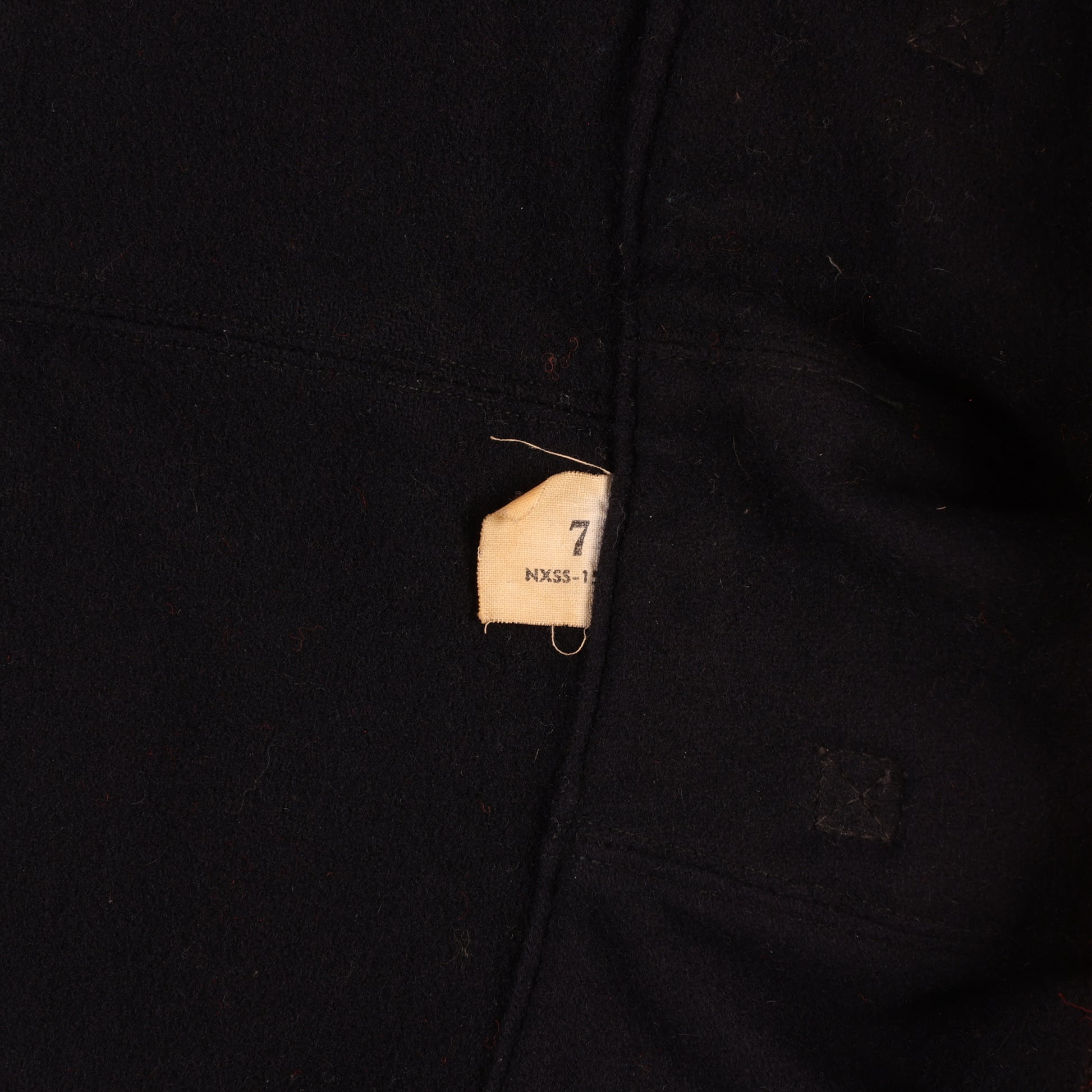 WWII USN Deck Hook Jacket & Foul Weather Deck Cap Identified to Arne A. Hautala Size 36 & 7 (1943)