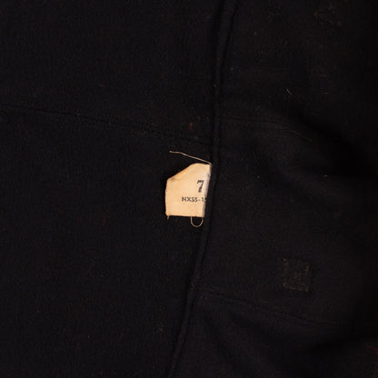 WWII USN Deck Hook Jacket & Foul Weather Deck Cap Identified to Arne A. Hautala Size 36 & 7 (1943)