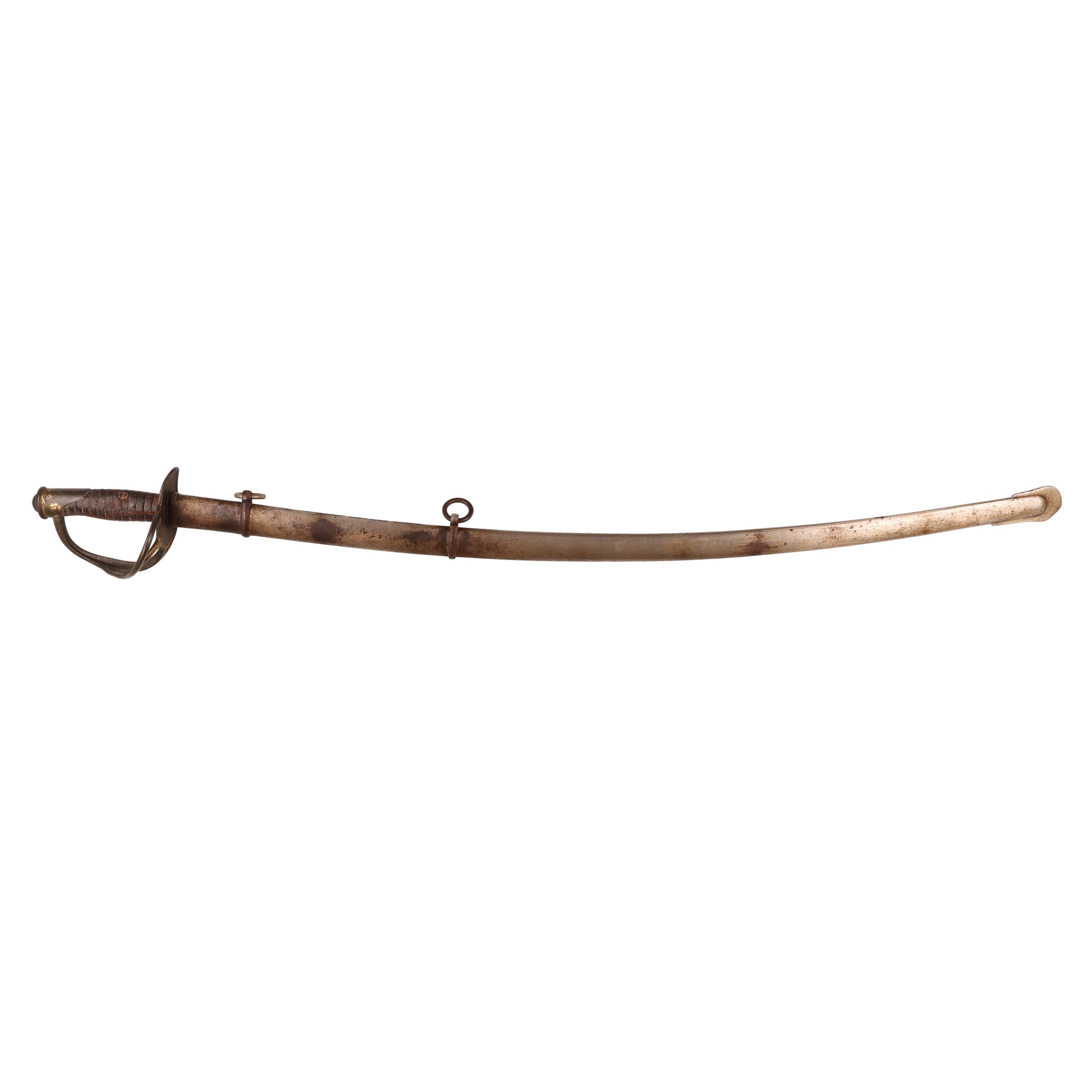 Civil War Union Army M1860 Light Cavalry Saber with Steel Scabbard by J.B. Allere (1863)