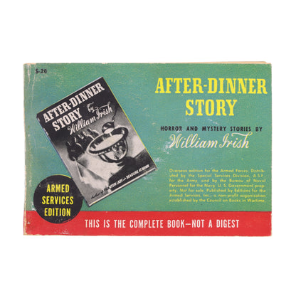 Armed Services Edition of After-Dinner Story Horror and Mystery Stories by William Irish