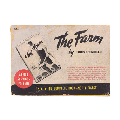 Armed Services Edition of The Farm by Louis Bromfield