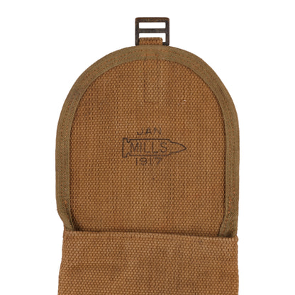 WWI U.S. Army Signal Corps Flag Kit Carrier by Mills Identified to "Battery D, 21st Field Artillery Regiment" (1917)