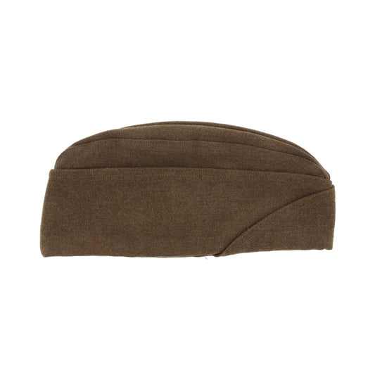 WWII U.S. Army Wool Garrison Cap by Charm, Inc. Marked with Laundry Number (Size 7 1/8)