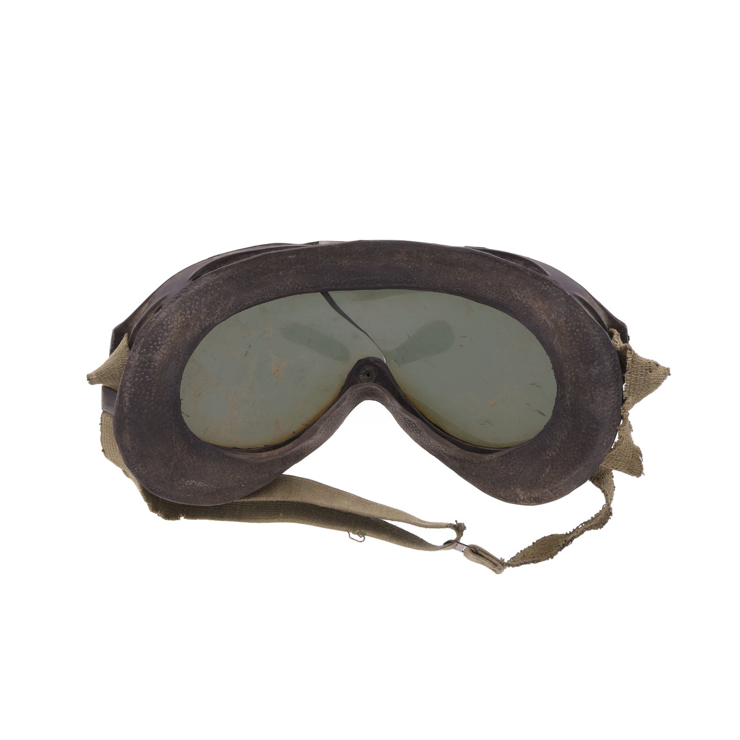 WWII U.S. Army M-1944 Sun, Wind & Dust Goggles with Box, Instructions & Replacement Lens