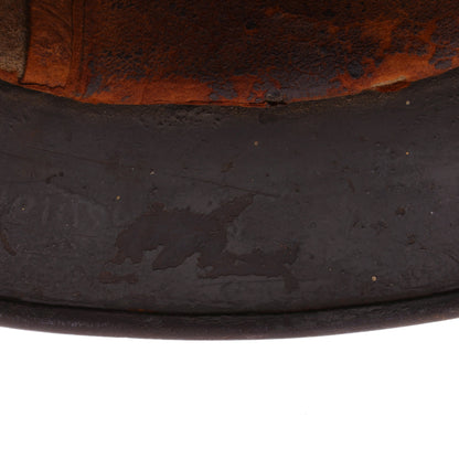 WWII German M40 Reissued Ex-Single Decal Heer Helmet with Whitewash Camouflage Remnants Named to "Heinsohn" (Q64)