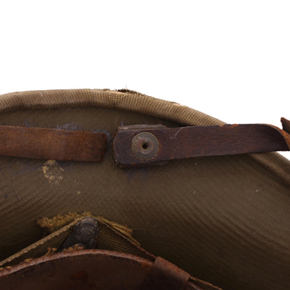 WWII USMC Hawley M-1 Helmet Liner with Improvised Headband Used by 2 Servicemen (1942)