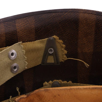 WWII U.S. Westinghouse M-1 Helmet Liner with Headband & Neckband (1943-44)