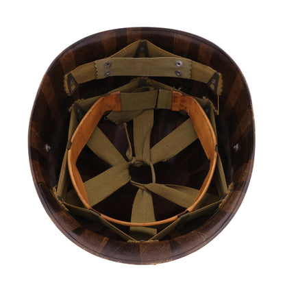 WWII U.S. Westinghouse M-1 Helmet Liner with Headband & Neckband (1943-44)