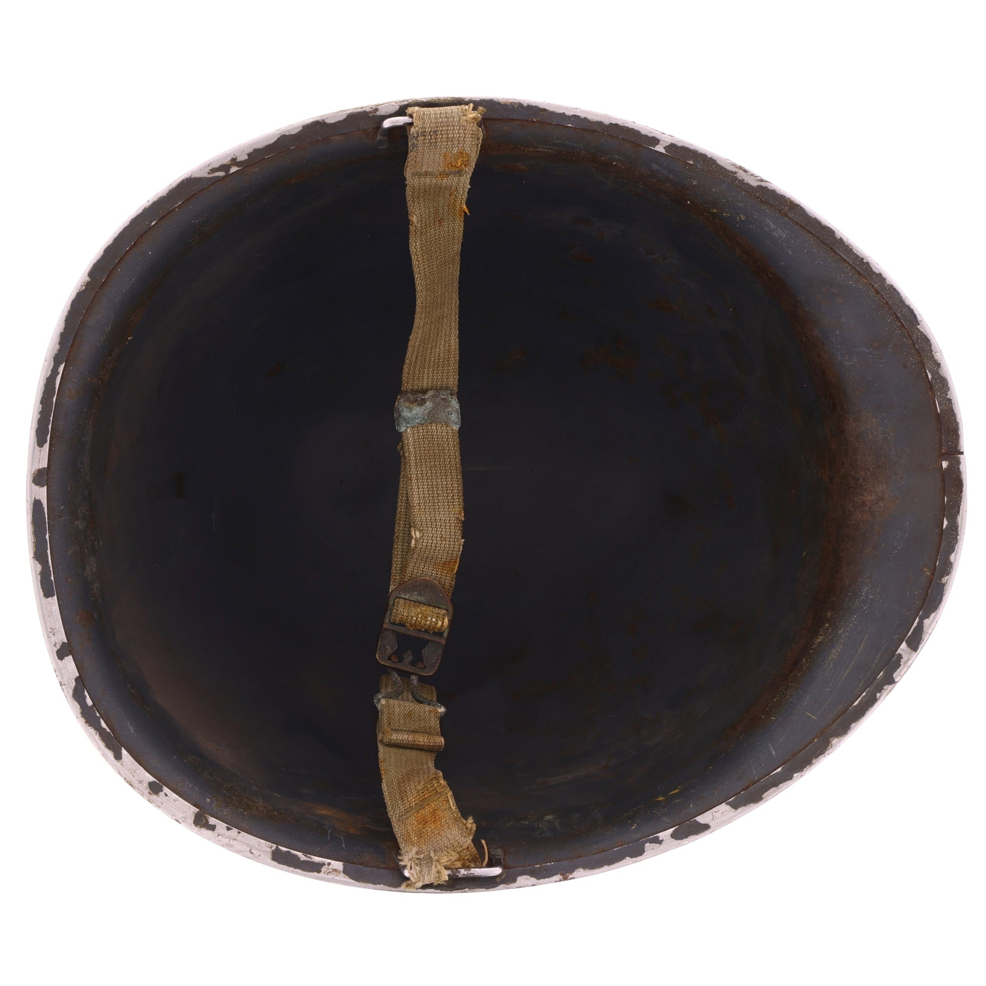 WWII USN McCord Fixed Loop M-1 Helmet & MSA Liner Set