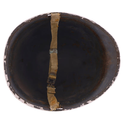 WWII USN McCord Fixed Loop M-1 Helmet & MSA Liner Set