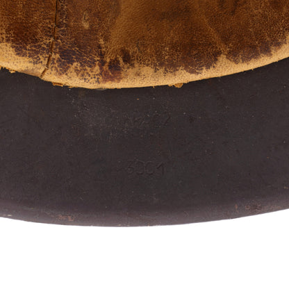 WWII German M42 Ex-Double Decal Polizei Helmet (hkp62)