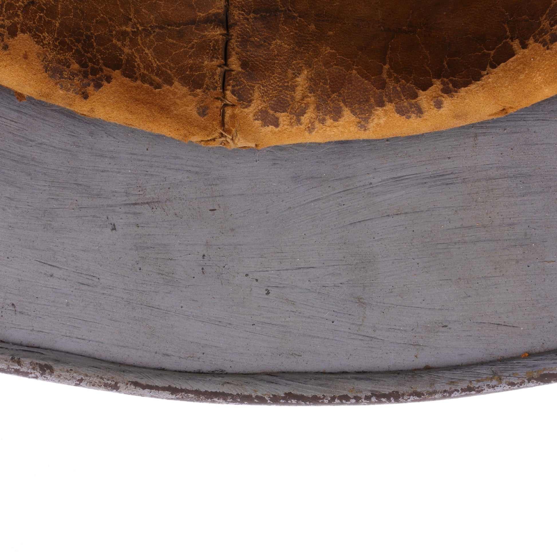 WWII German M40 Single "Decal" Kriegsmarine Helmet with Camouflage Paint Named to "Voorhees" (EF64)