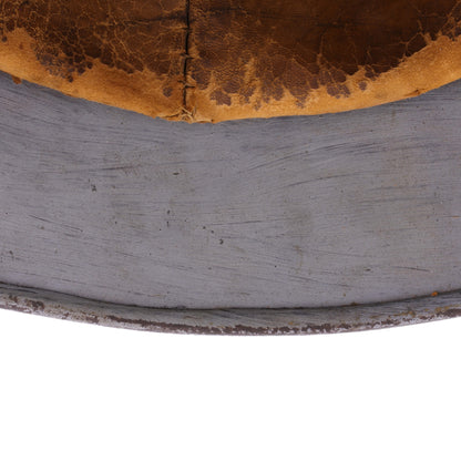WWII German M40 Single "Decal" Kriegsmarine Helmet with Camouflage Paint Named to "Voorhees" (EF64)