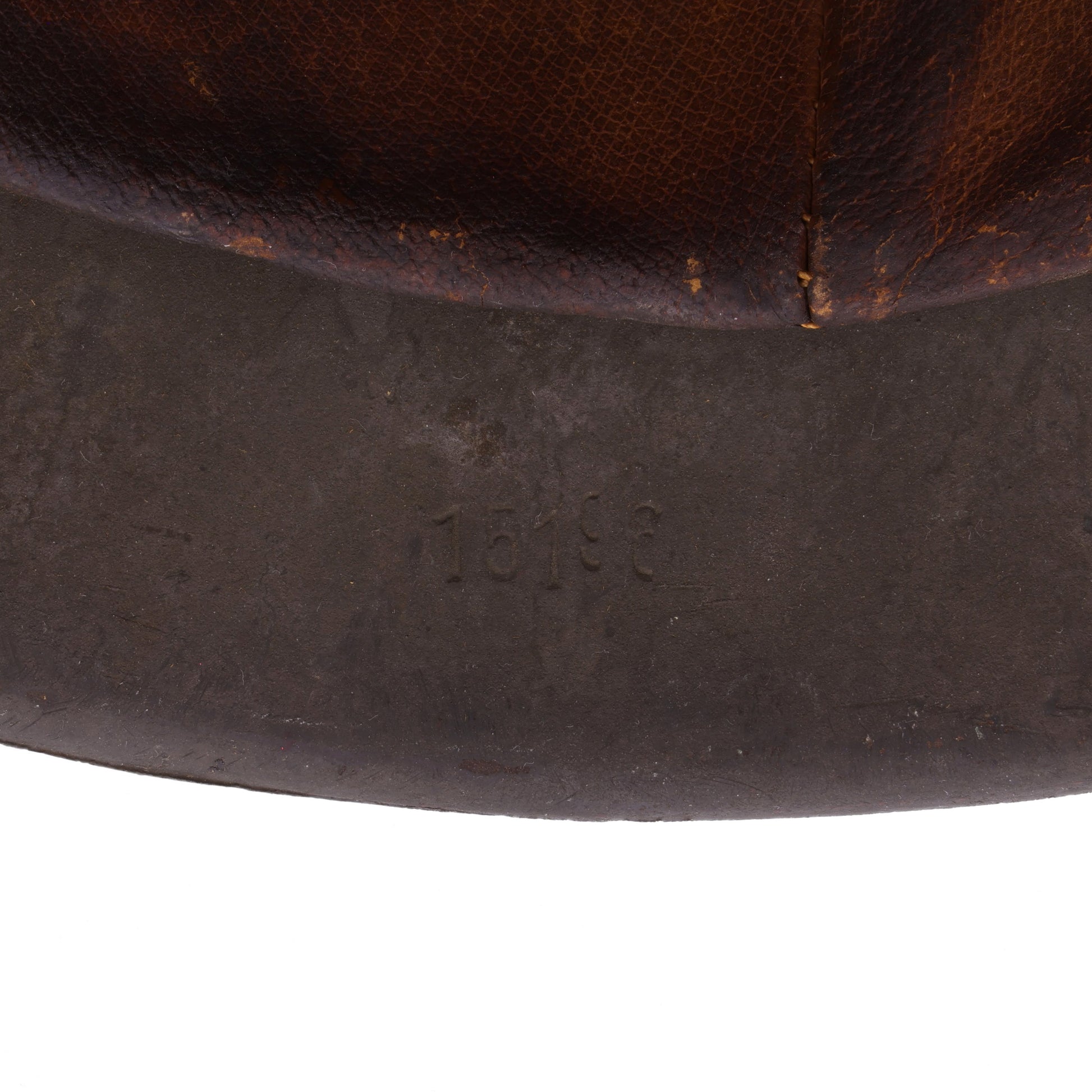 WWII German M42 Double Decal Polizei Helmet (EF66)