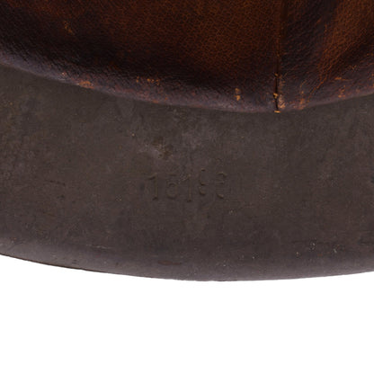 WWII German M42 Double Decal Polizei Helmet (EF66)