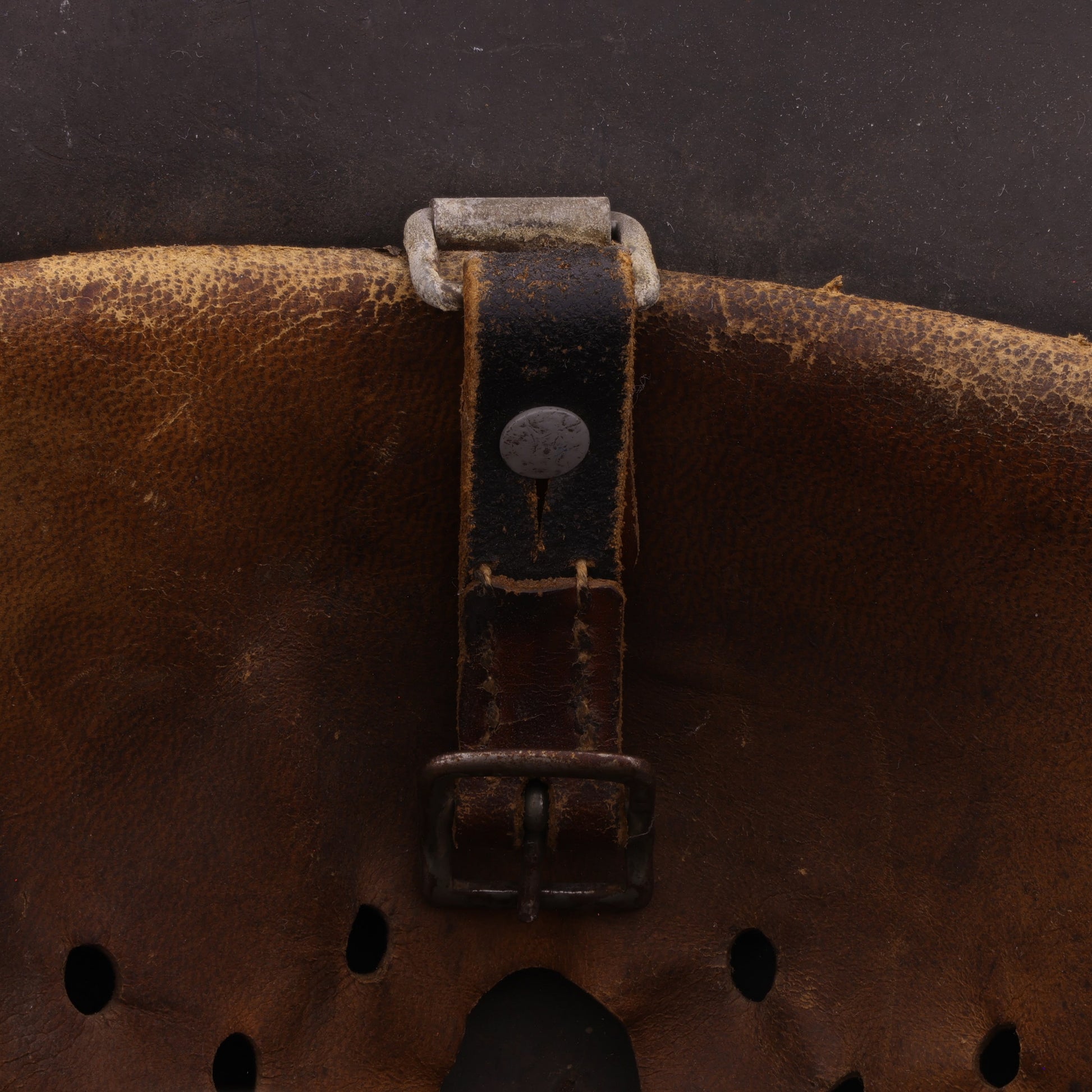 WWII German M42 Single Decal Heer Helmet Identified to Josef Jalowiczor (NS62)