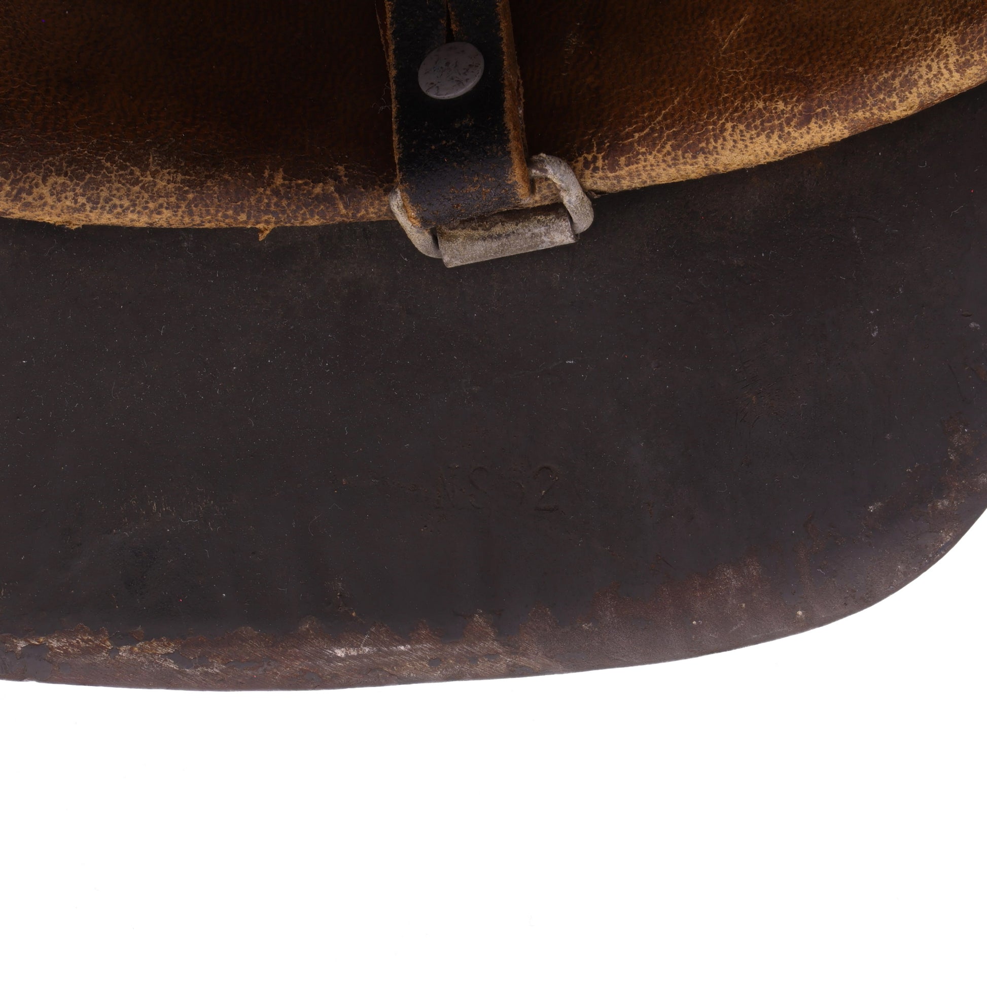 WWII German M42 Single Decal Heer Helmet Identified to Josef Jalowiczor (NS62)