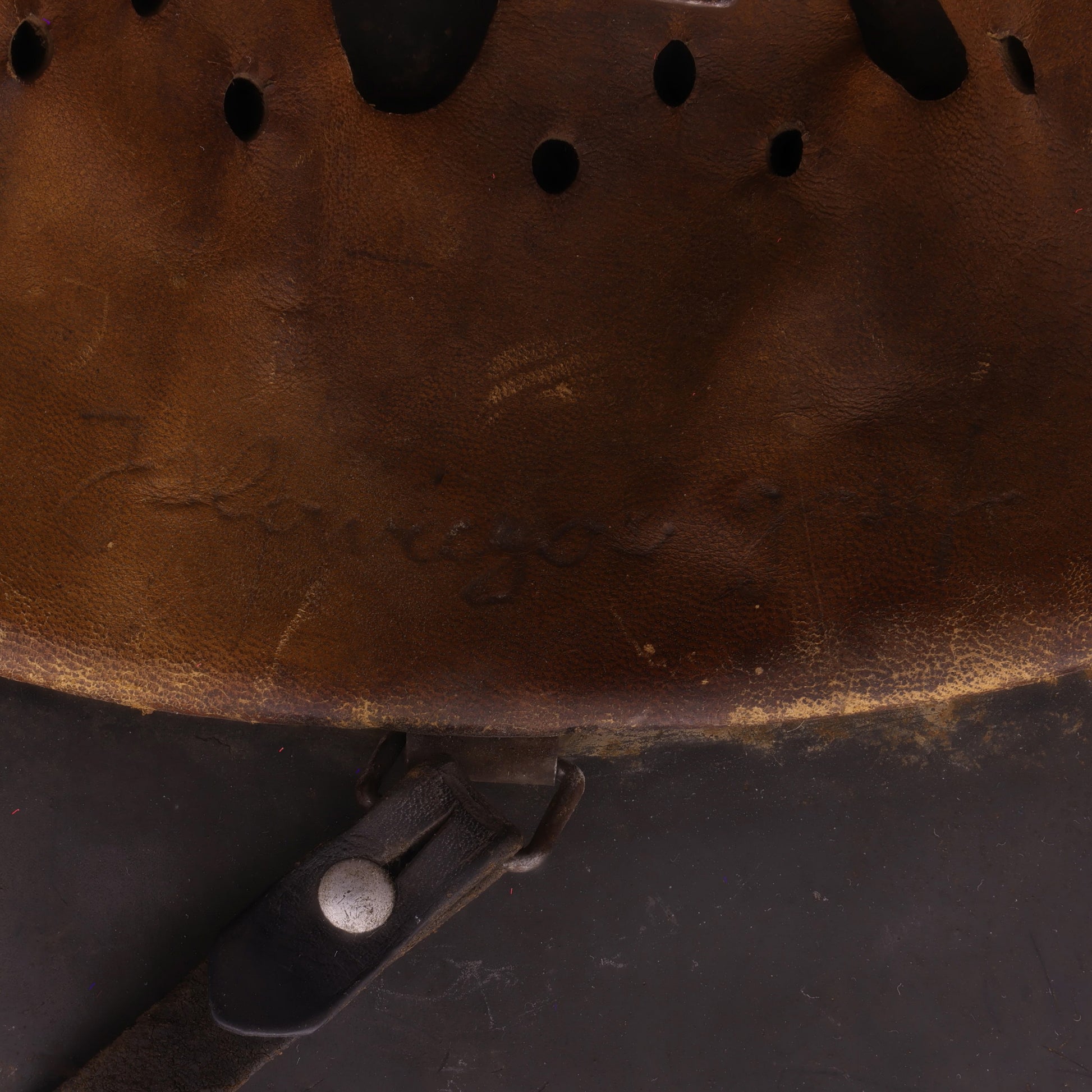 WWII German M42 Single Decal Heer Helmet Identified to Josef Jalowiczor (NS62)