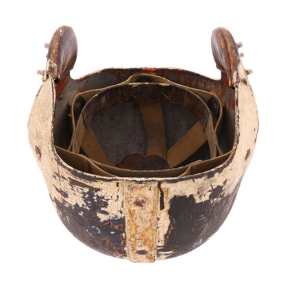 WWII U.S. Army Riddell Paratrooper Training Helmet Marked with Laundry Number (1941-42)