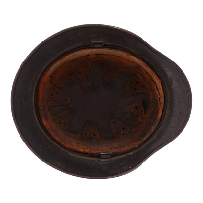 WWII German M40 Reissued Ex-Single Decal Heer Helmet with Whitewash Camouflage Remnants Named to "Heinsohn" (Q64)