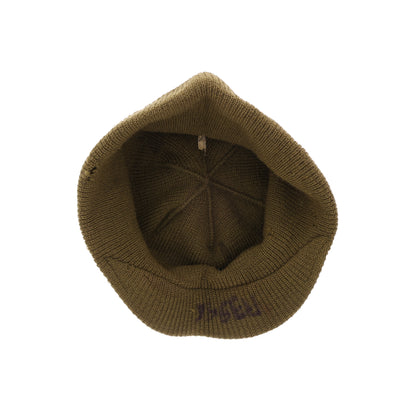 WWII U.S. Army M1941 Wool Knit Jeep Cap (Size Small)