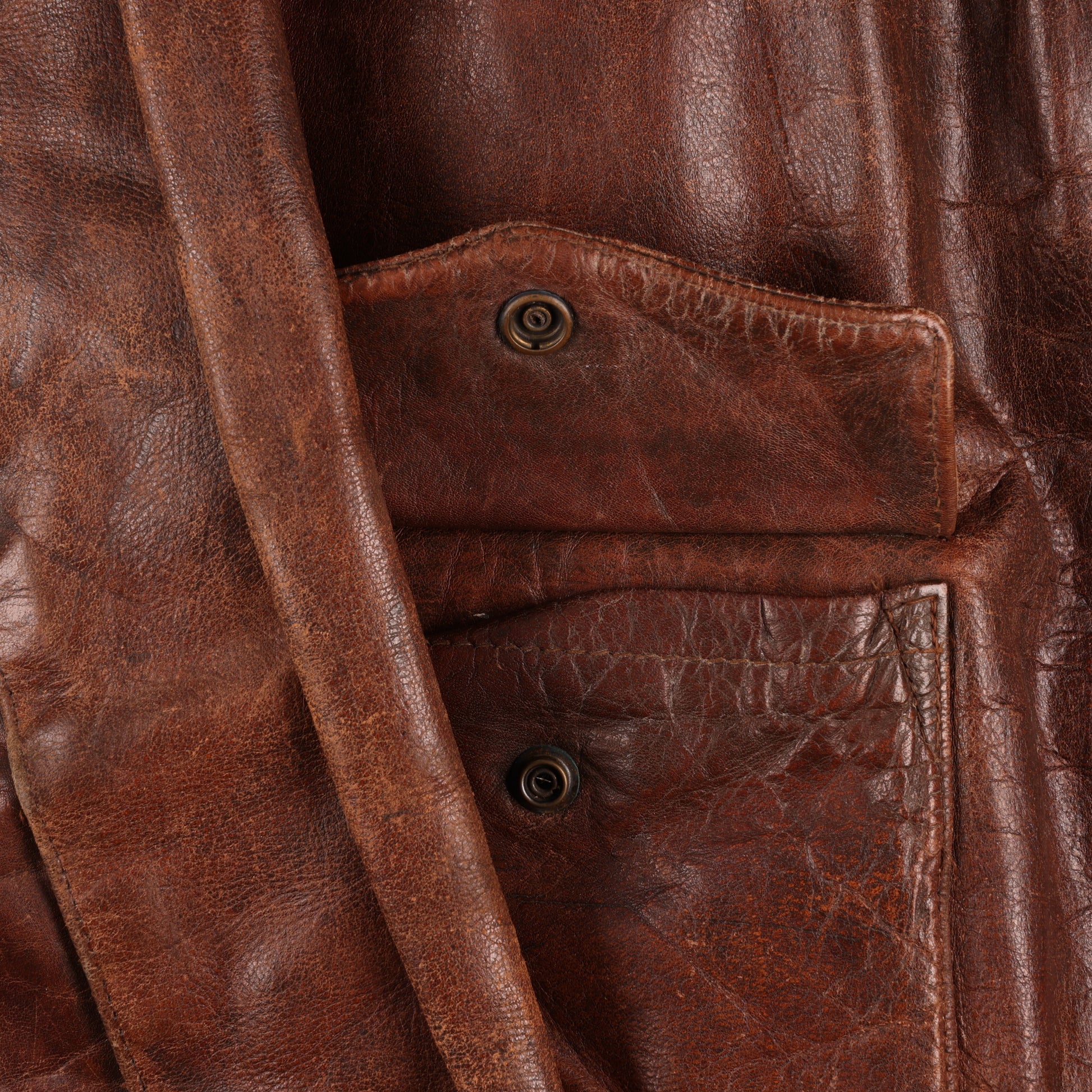WWII USAAF Type A-2 Leather Flight Jacket Identified to Lt. James G. Kotapish