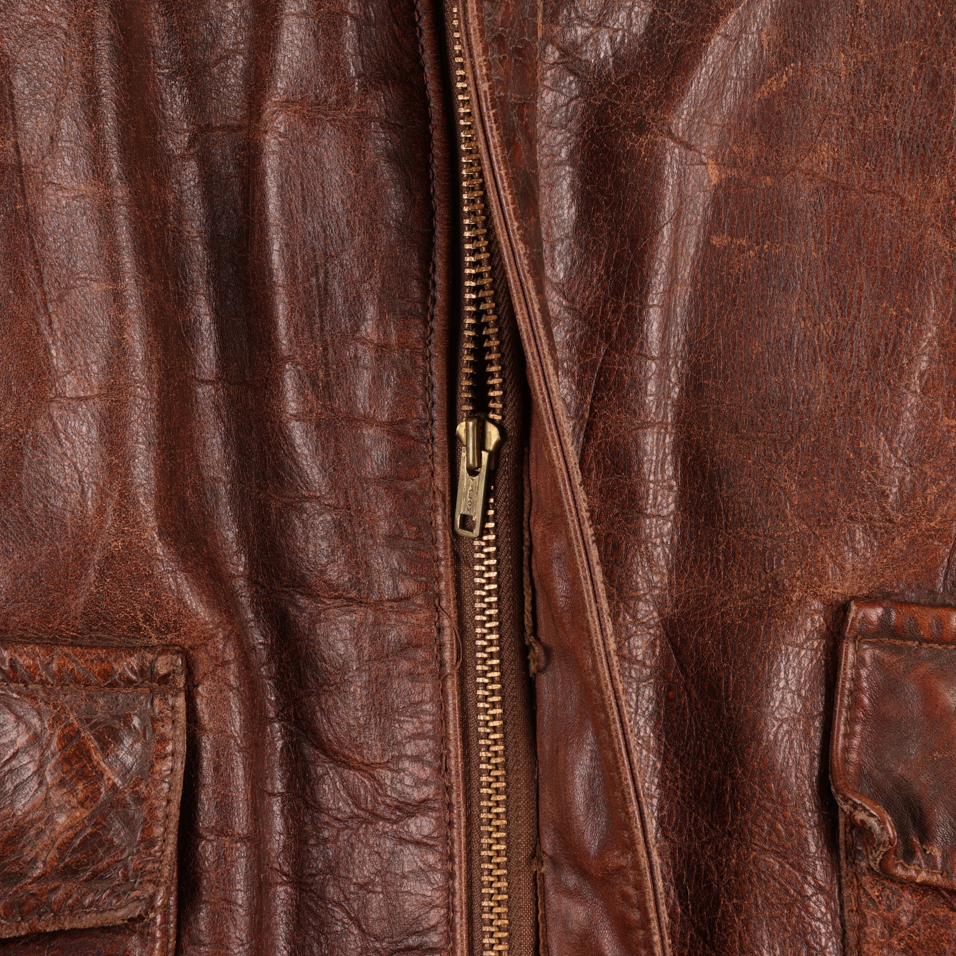 WWII USAAF Type A-2 Leather Flight Jacket Identified to Lt. James G. Kotapish