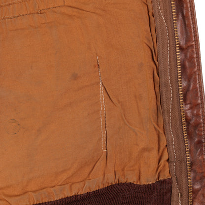 WWII USAAF Type A-2 Leather Flight Jacket Identified to Lt. James G. Kotapish