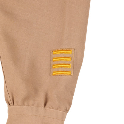 Korean War U.S. 8th Air Force S/Sgt.'s Khaki Wool Service Shirt by Walbern Mfg. Co. Size 15 1/2 x 34 (1952)