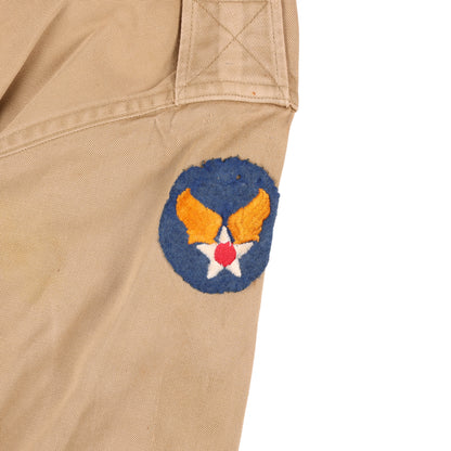 Korean War U.S. Air Force Officer's Khaki Cotton Service Shirt (1952)