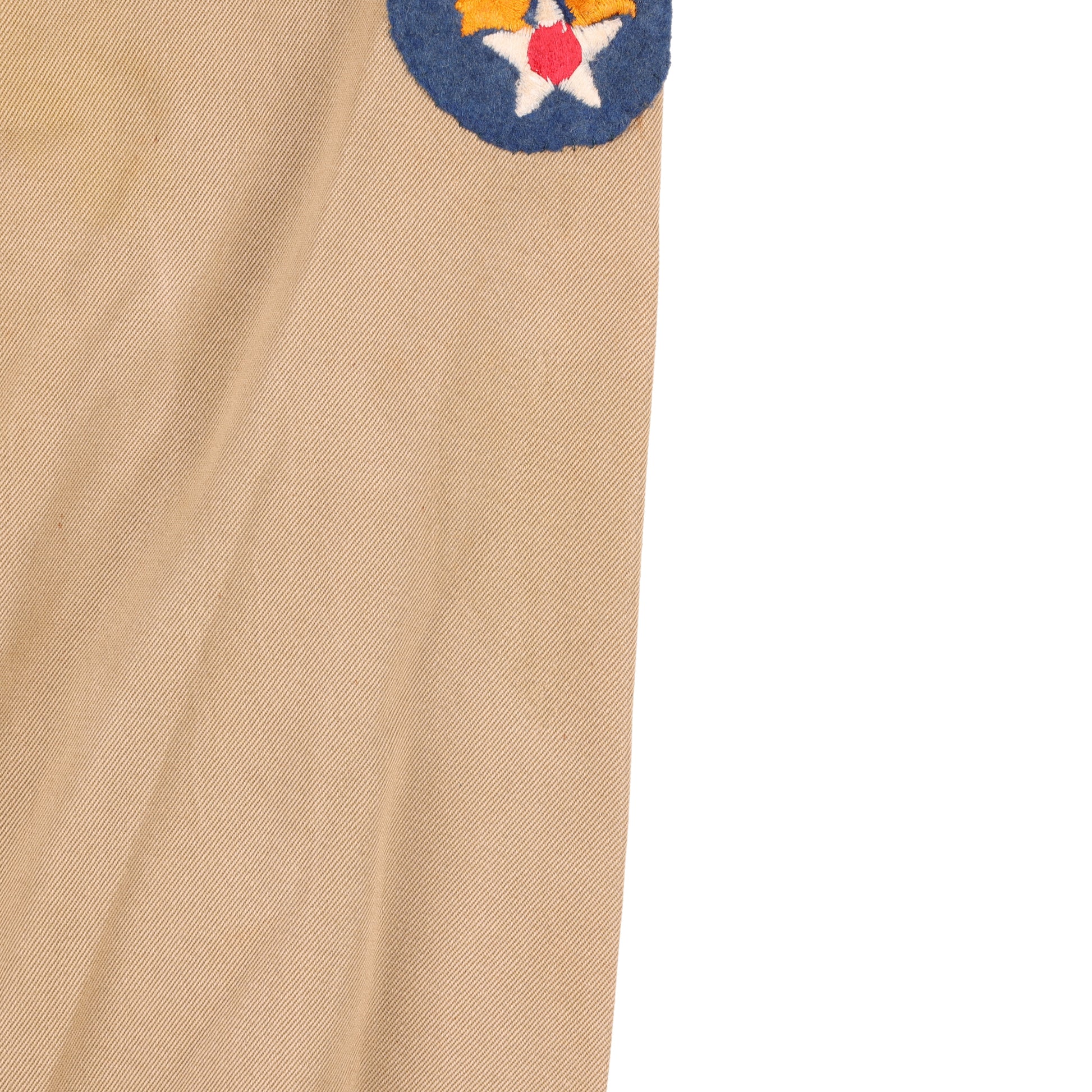 Korean War U.S. Air Force Officer's Khaki Cotton Service Shirt (1952)